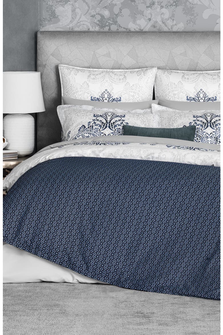 Flevoland Duvet Cover, Alternate, color, Blue