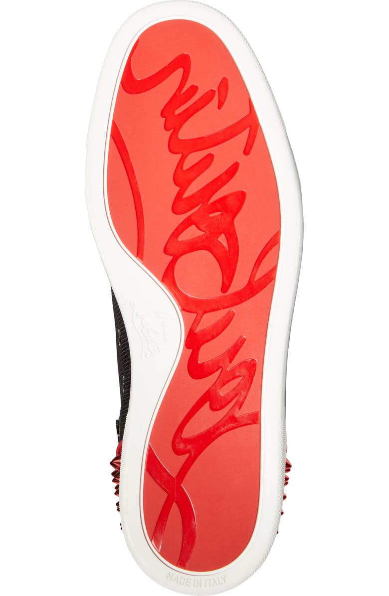 Christian Louboutin AC Lou Spikes 2 High Top Sneaker, Alternate, color,