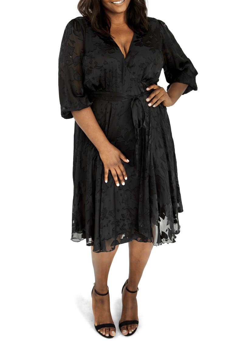 Burnout Dress, Main, color, BLACK