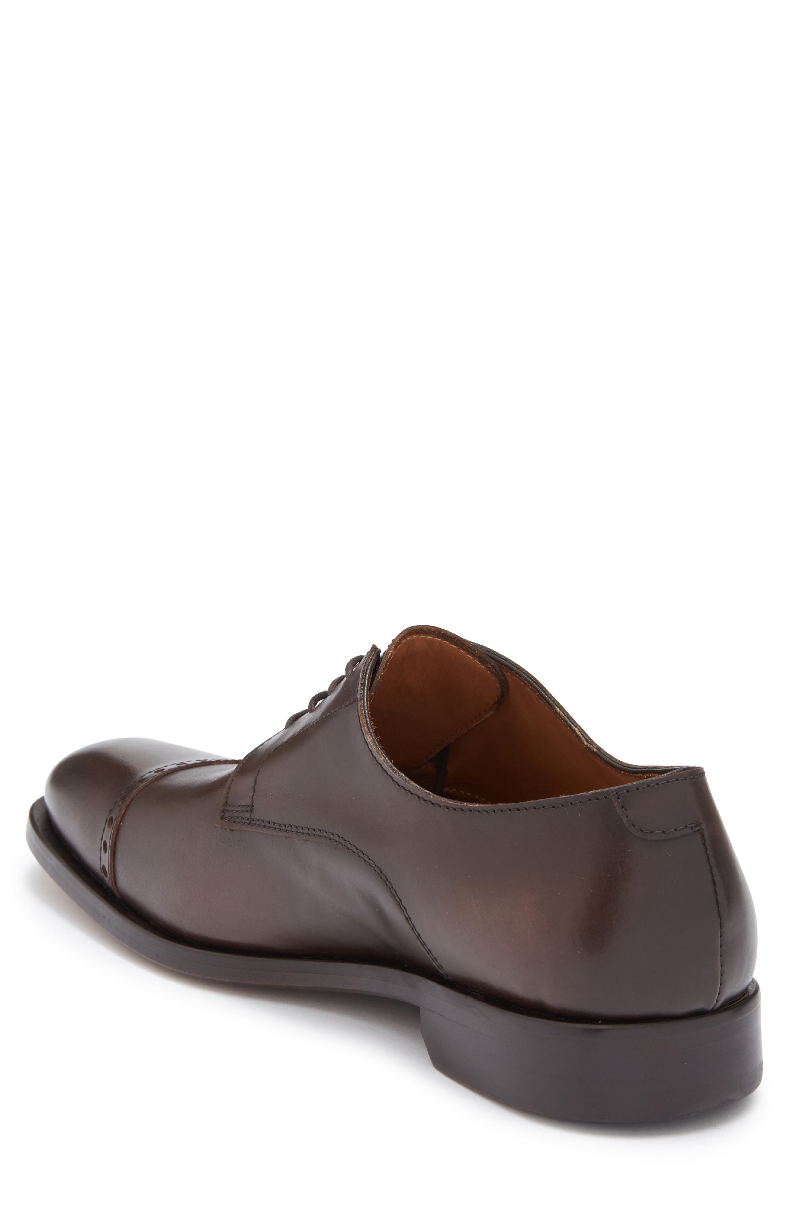 ANTONIO MAURIZI Cap Toe Derby, Alternate, color, Caffe