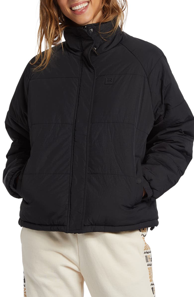 Billabong High Route Waterproof Puffer Jacket, Main, color, 