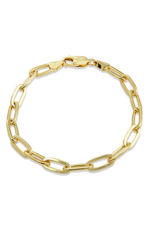 Paper Clip Chain Bracelet