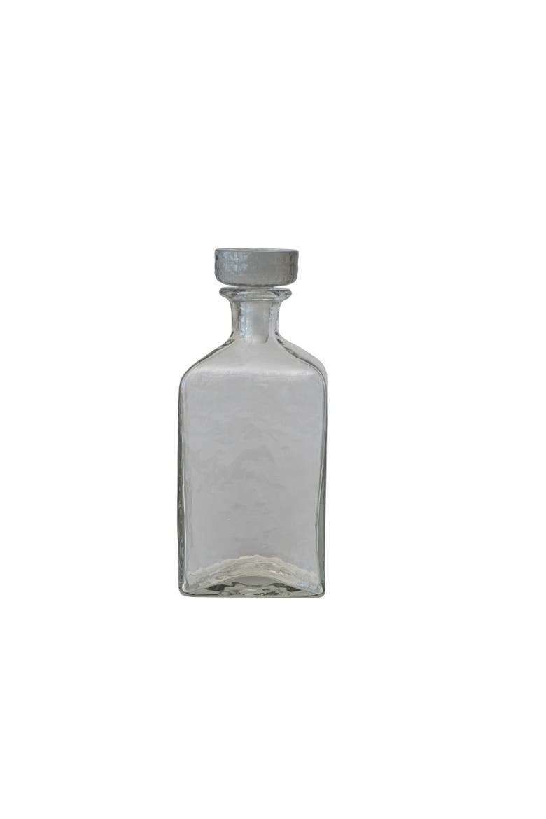 Glass Decanter, Clear, Alternate, color, Clear