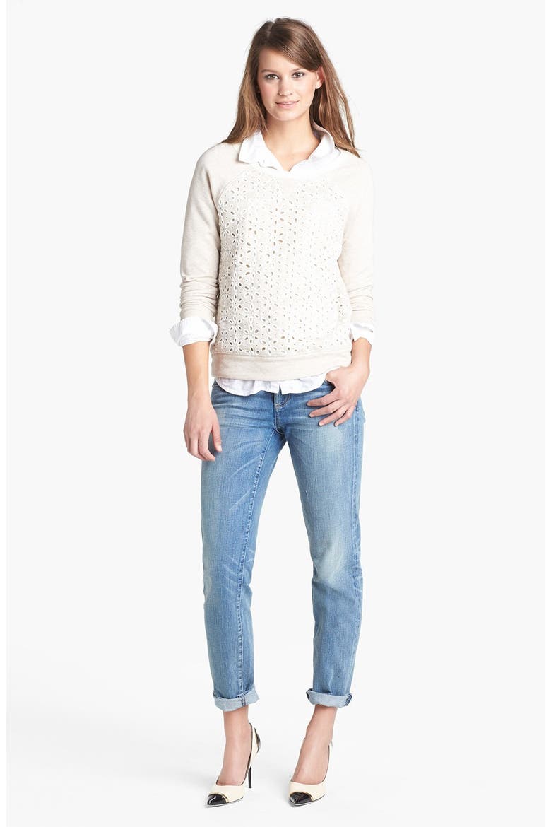 'Catherine' Crop Boyfriend Jeans, Alternate, color, UNITED