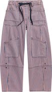 Tractr Kids' Stripe Barrel Leg Jeans