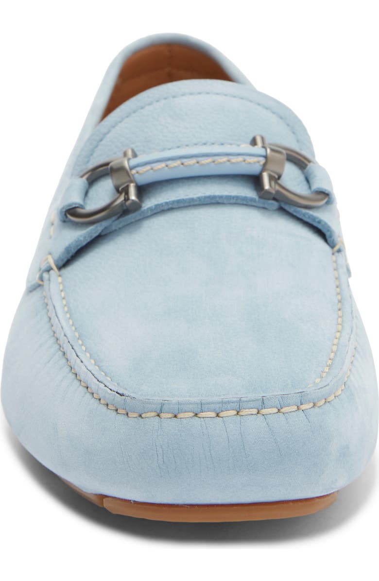 FERRAGAMO Sunday Driving Shoe, Alternate, color, Washed Denim New Biscotto