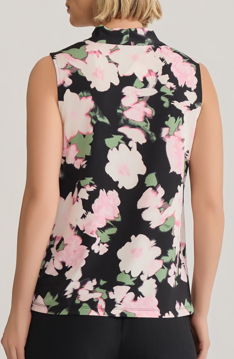 KASPER Floral Knot Front Sleeveless Top, Alternate, color, 