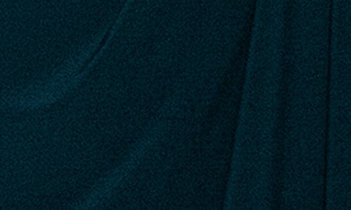 Betsy & Adam Ruffle Long Sleeve Sheath Gown In Pine