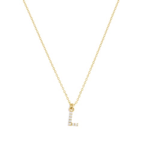 Gemma Initial Necklace