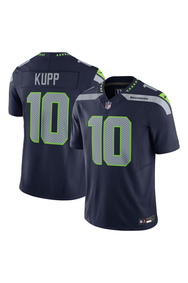 Men's Nike Cooper Kupp College Navy Seattle Seahawks Team Vapor F.U.S.E. Limited Jersey, Main, color, College Navy