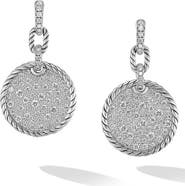 David Yurman Elements® Pavé Plate Diamond Drop Earrings