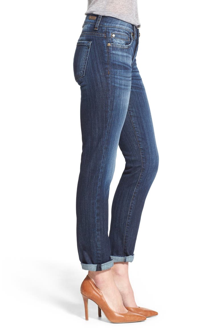 'Catherine' Stretch Boyfriend Jeans, Alternate, color, GOAL