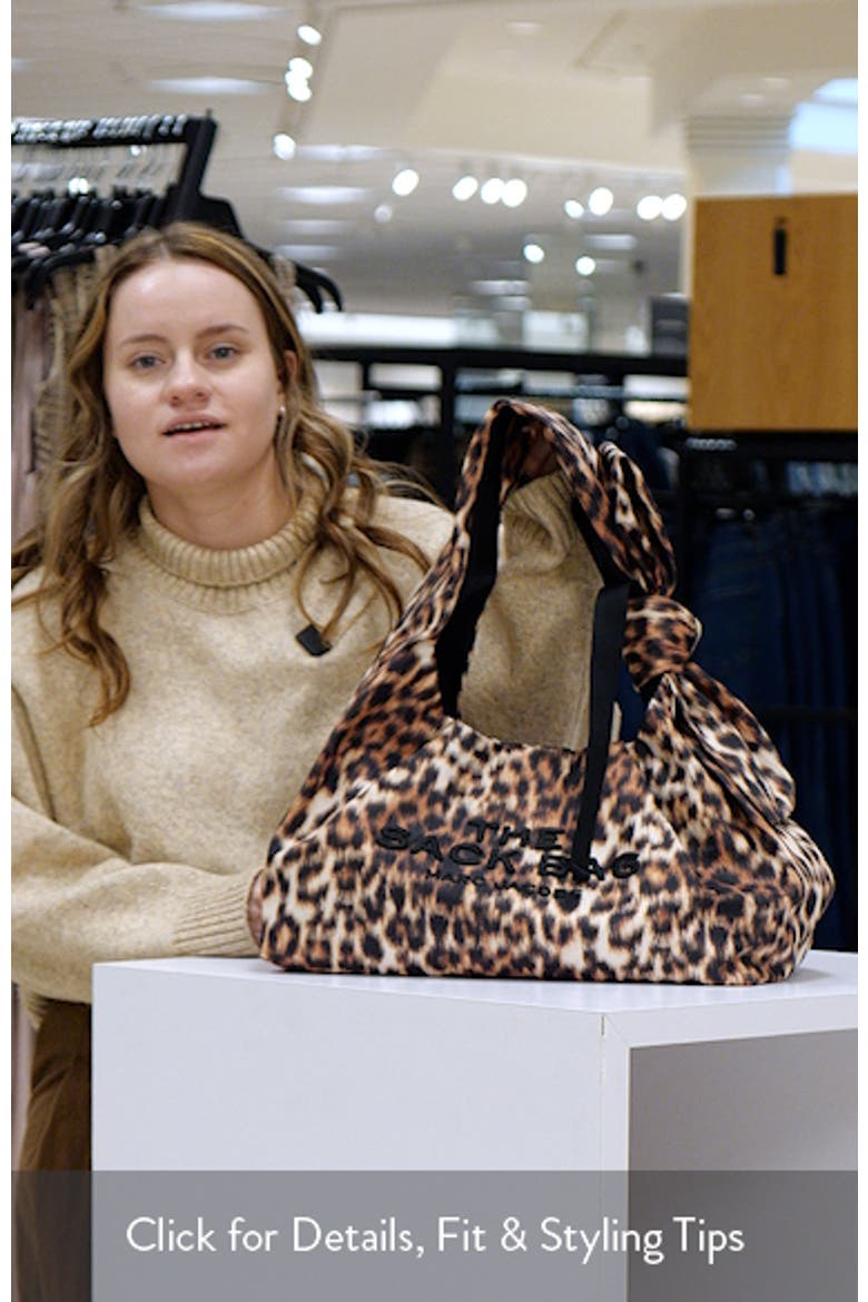 The Bow Leopard Nylon Sack Bag video