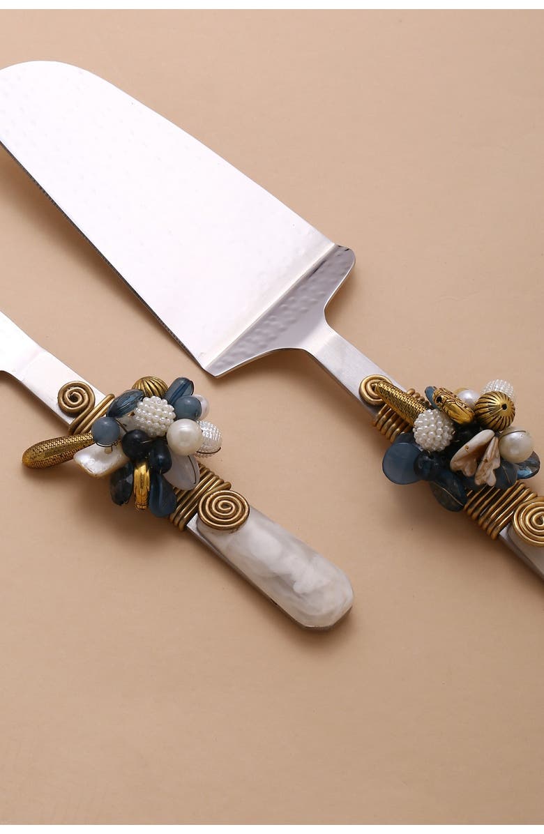 Tiramisu Ivory Cake Server 2-Piece Set, Alternate, color, 