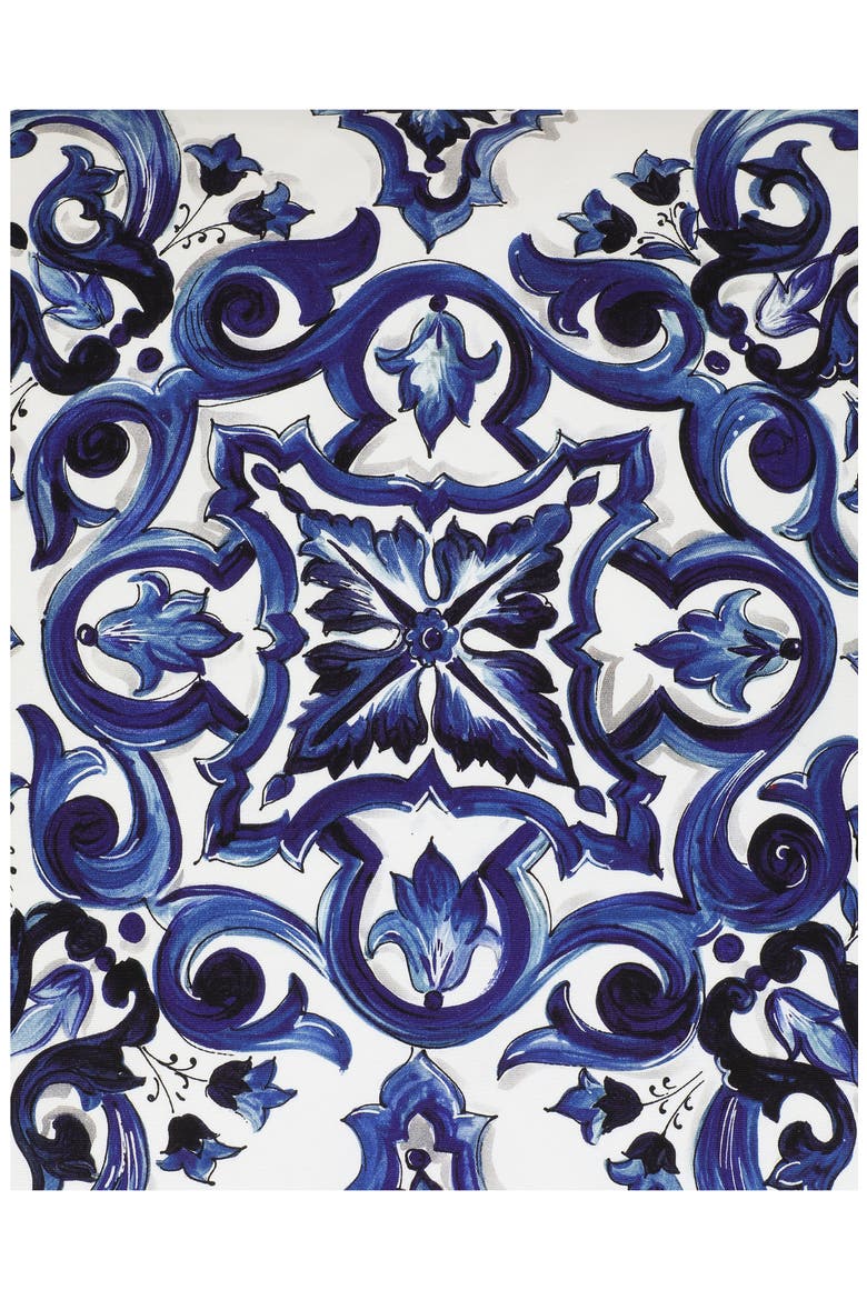 Blu Meditteraneo Accent Pillow, Alternate, color, MEDIUM BLU