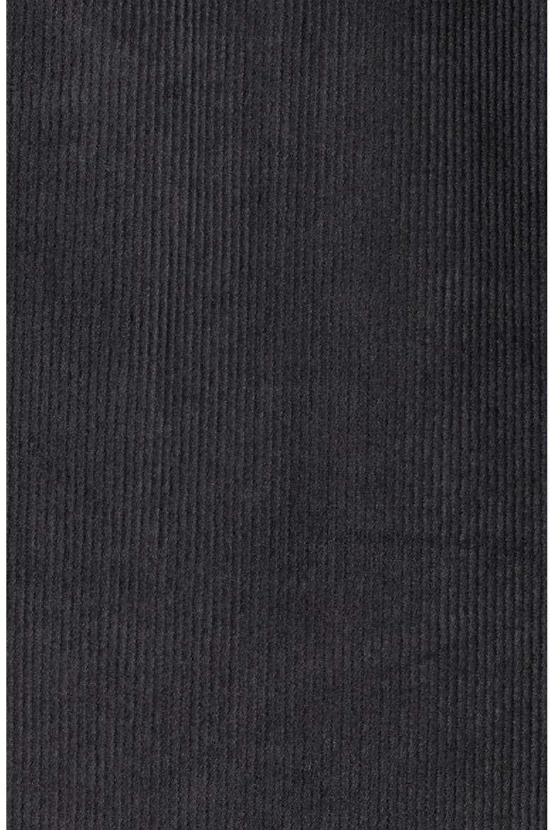 Cotton Stretch Corduroy Button-Up Overshirt, Alternate, color, WASHED CHARCOAL