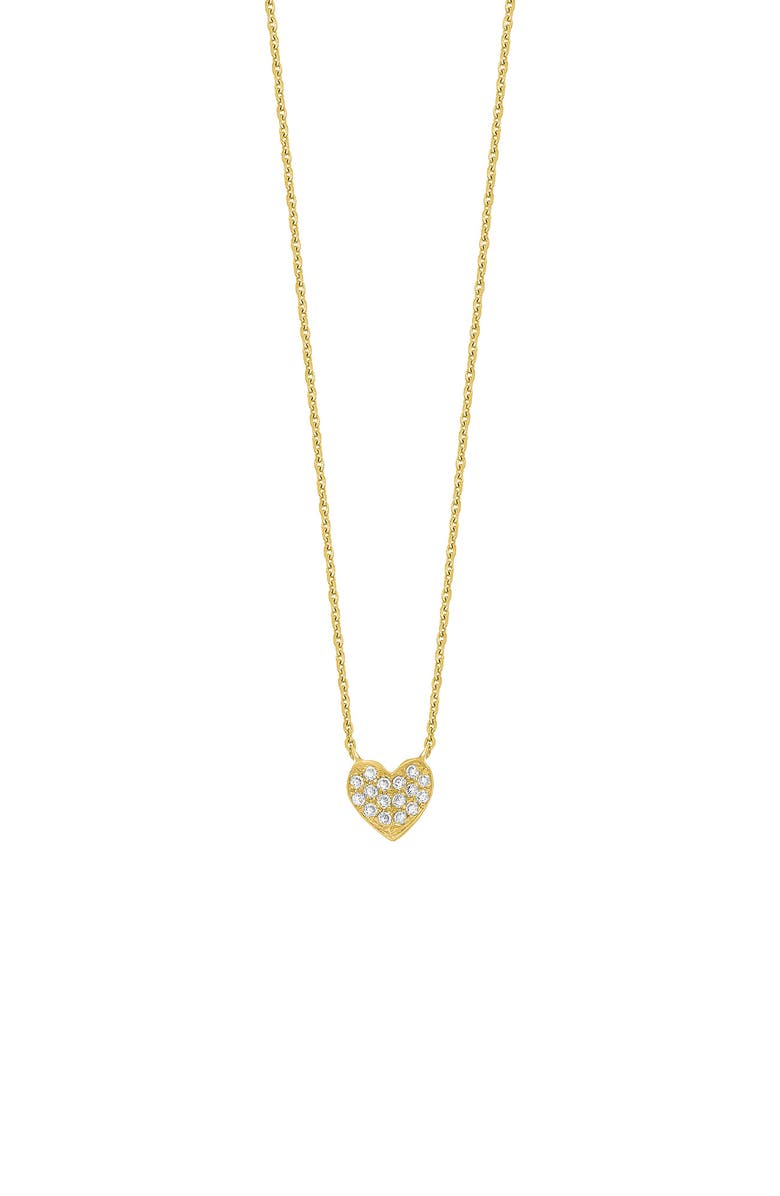 Bony Levy Simple Obsession Pavé Diamond Heart Pendant Necklace, Main, color, 