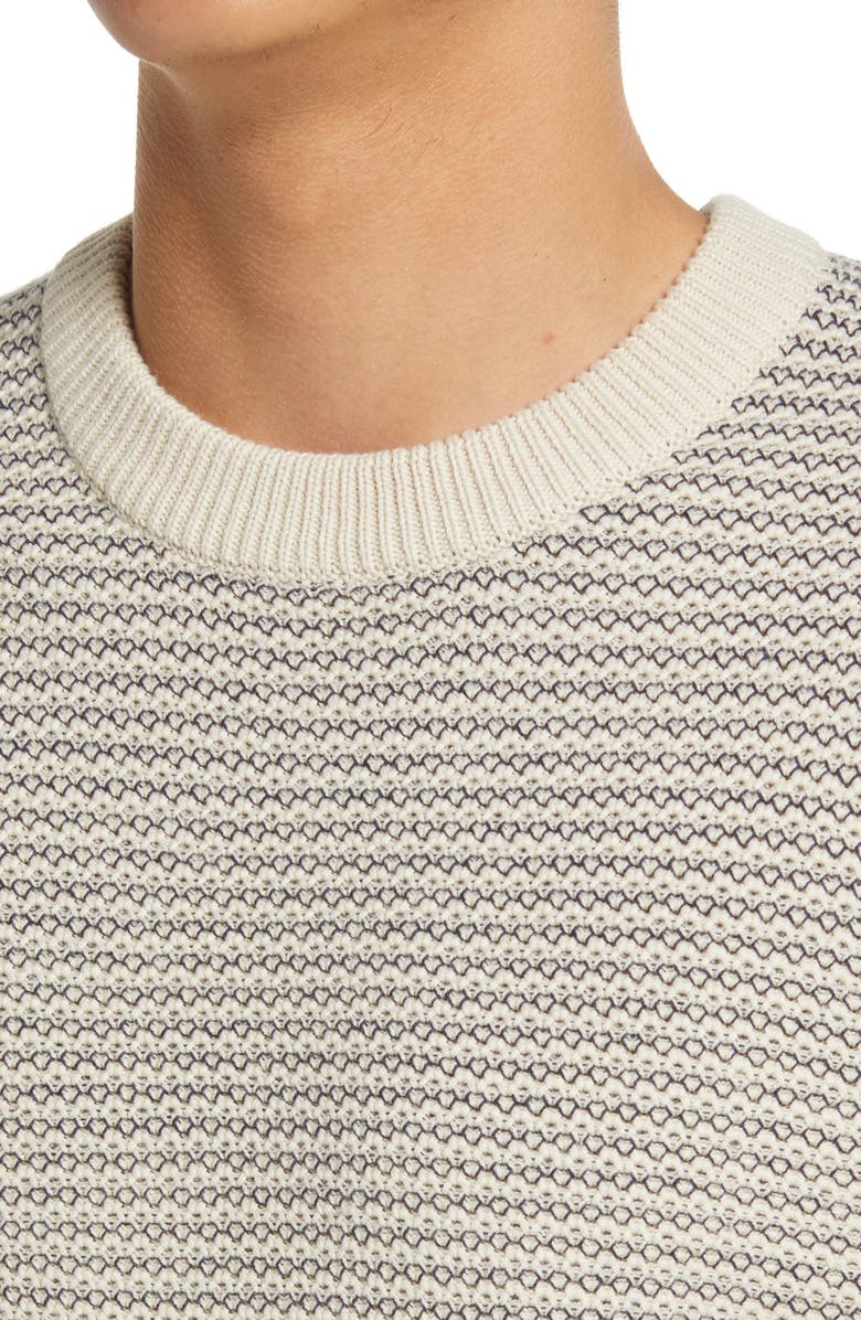 Selected Homme Wes Crewneck Organic Cotton Blend Sweater, Alternate, color, 