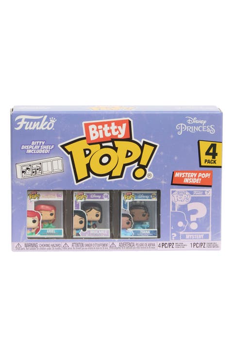 x Disney Mystery 4-Pack Bitty POP! Disney Princess Figurines