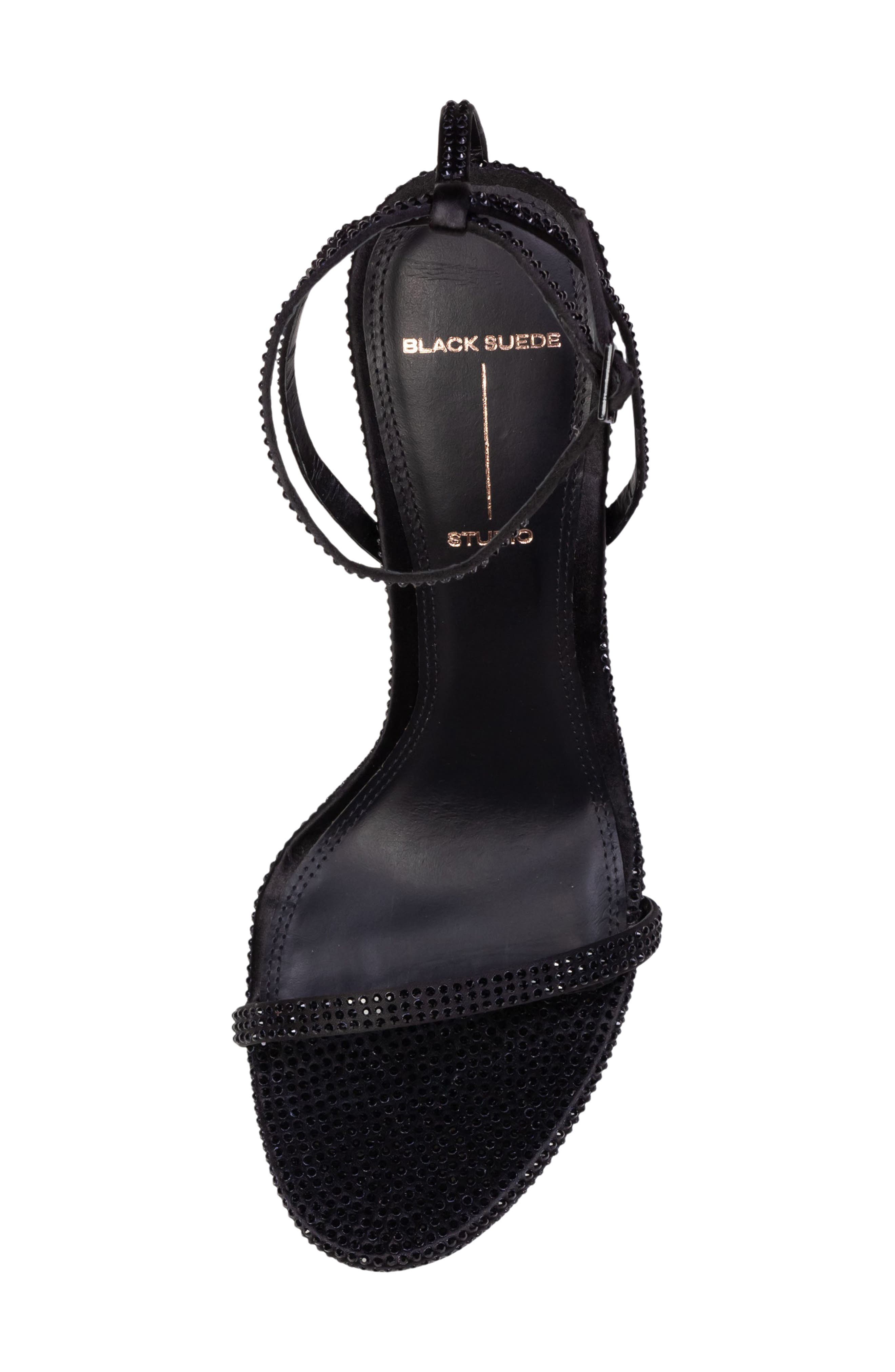 BLACK SUEDE STUDIO Everly Ankle Strap Sandal, Alternate, color, 