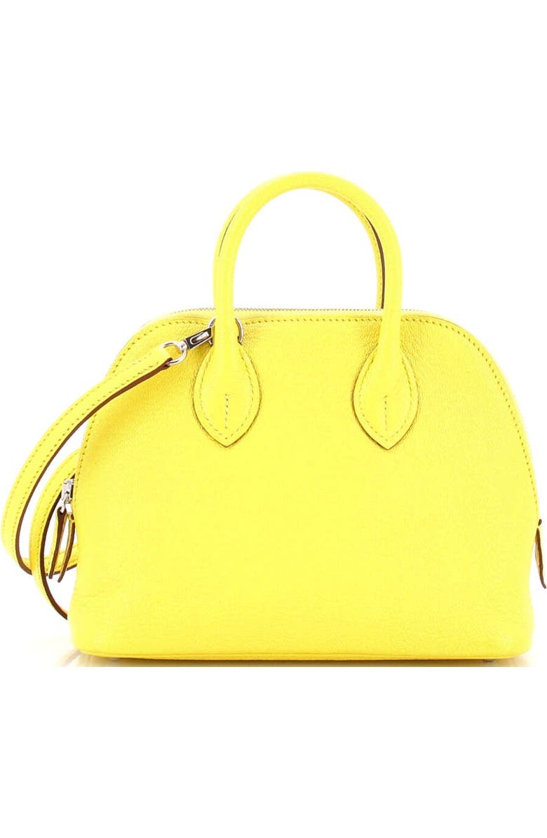 Pre-Owned Hermes Bolide 1923 Bag Chevre Mysore Mini, Main, color, Jaune Citron