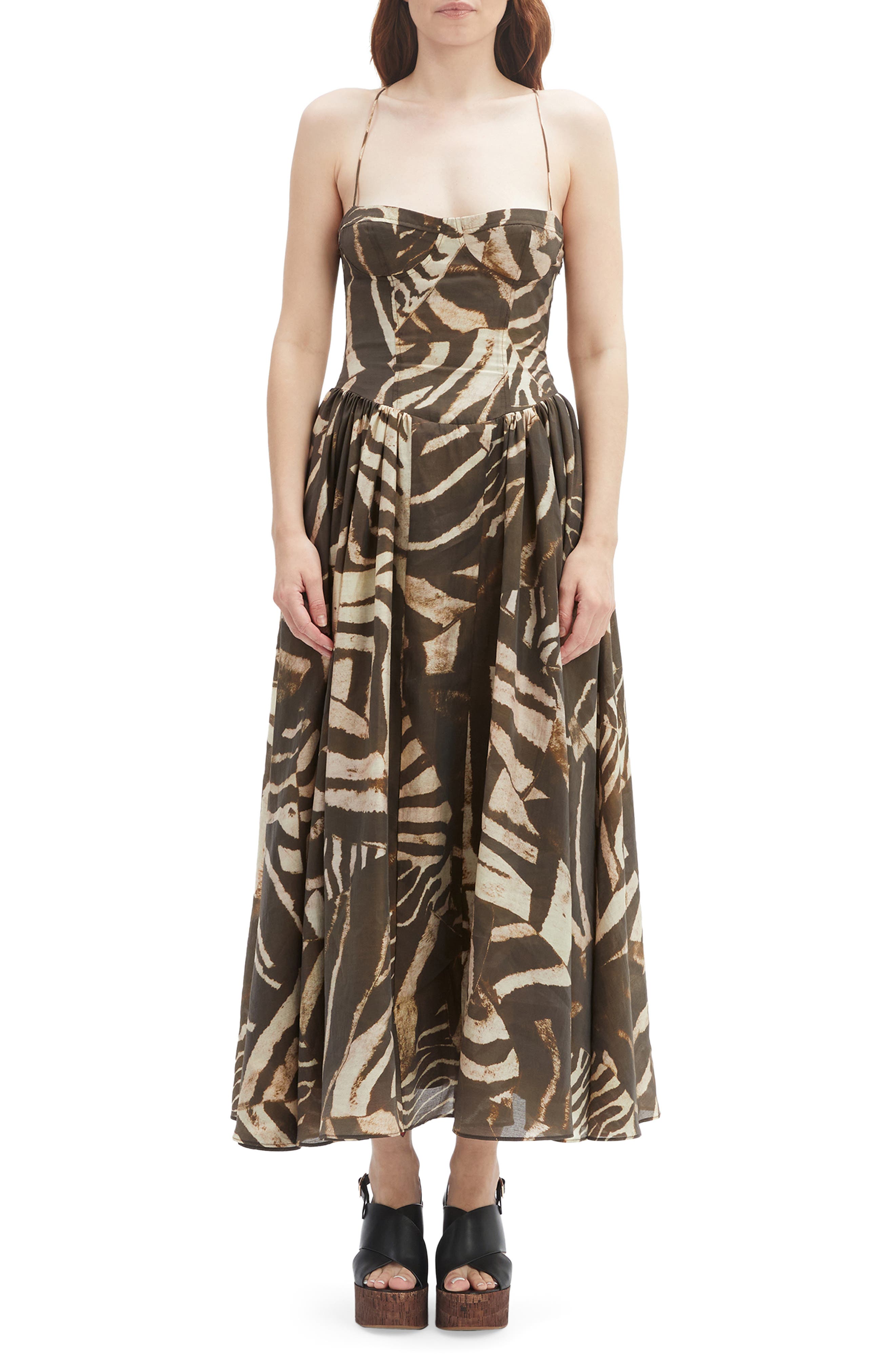 Estie Print Maxi Dress