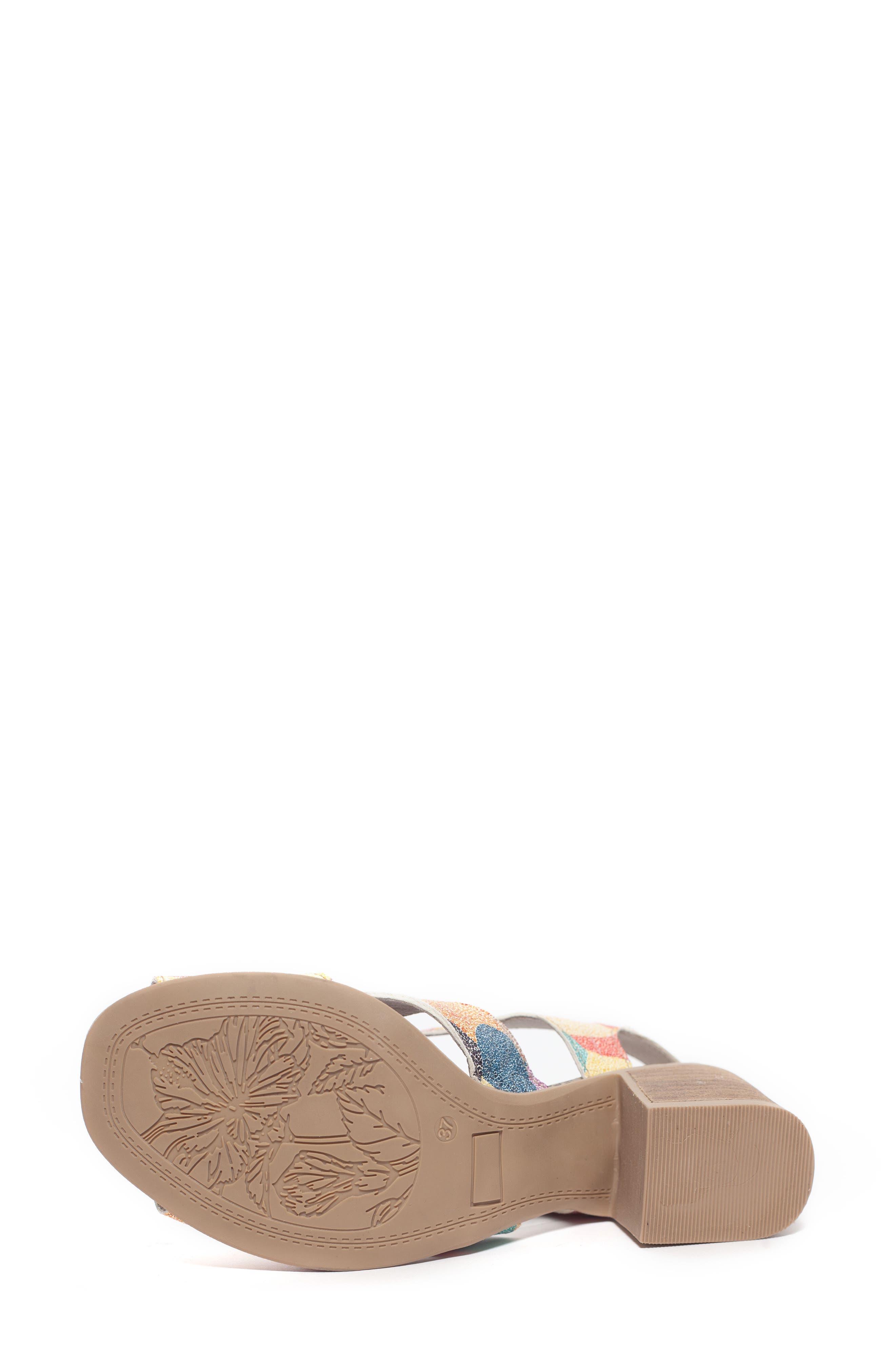 Shine Block Heel Sandal, Alternate, color, FIRE CLOCHS