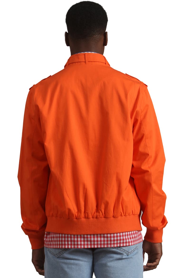 Classic Iconic Racer Jacket, Alternate, color, Orange