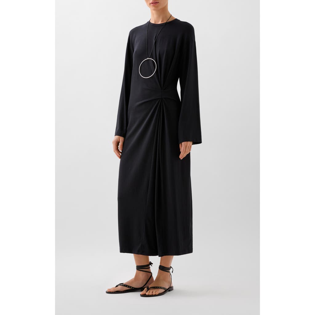 Scalpers Knot Jersey Dress In Black