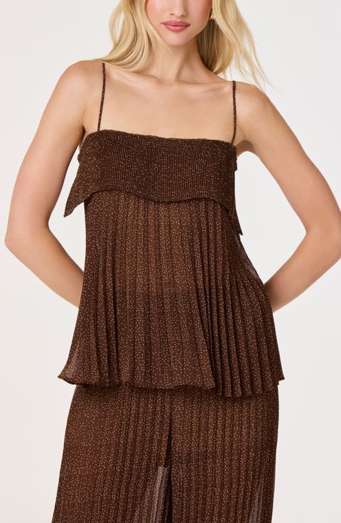 Jantine Pleated Top