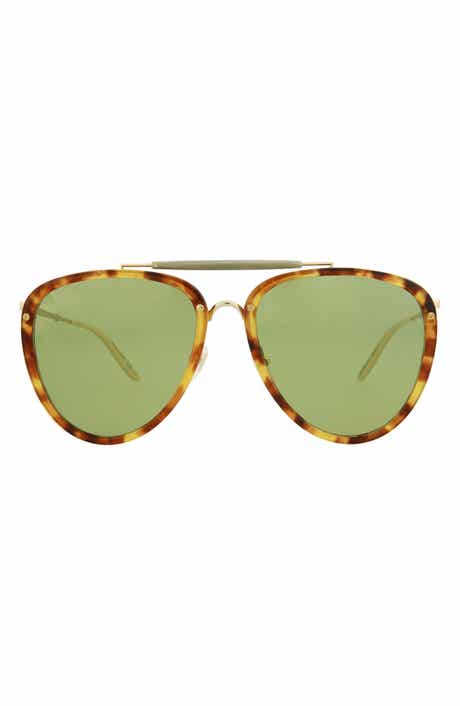 Gucci 58mm Aviator Sunglasses