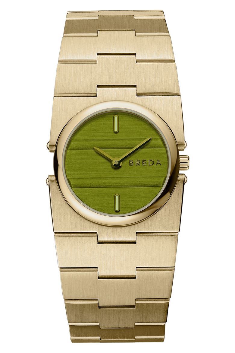 Sync Bracelet Watch, 25mm, Main, color, 18K GOLD-PLATED