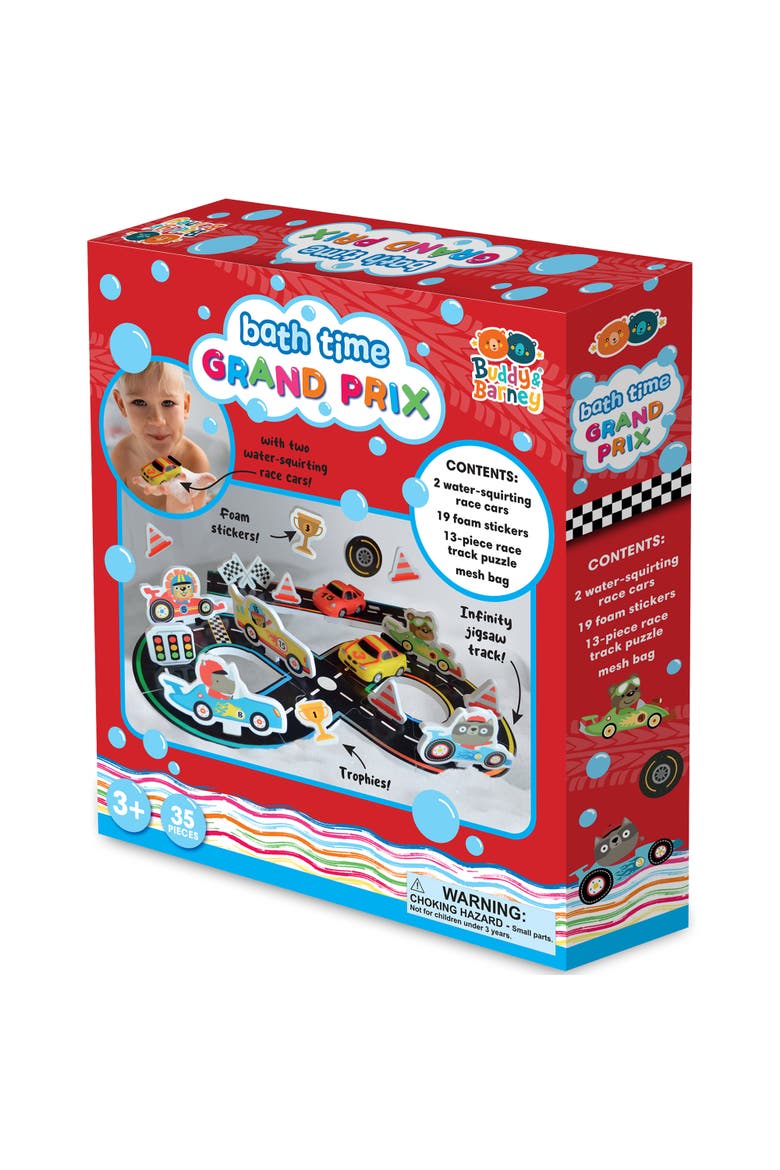 Bath Time Grand Prix, Build A Floating Racetrack, Kids 3+, Main, color, Multicolored