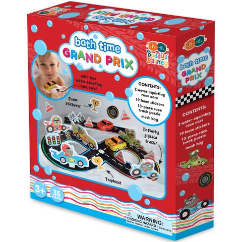 Bath Time Grand Prix, Build A Floating Racetrack, Kids 3+