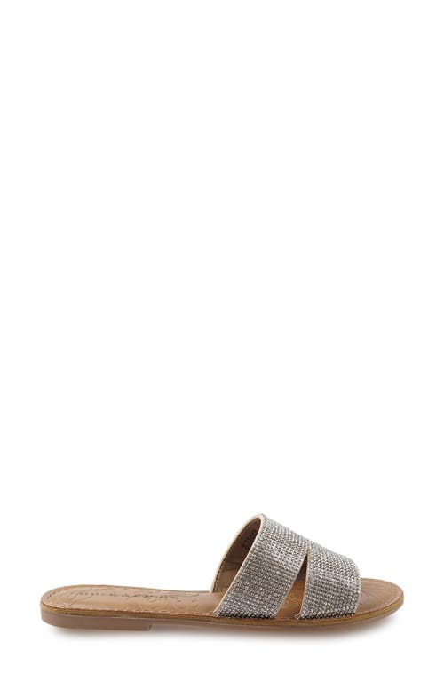 ROCK & CANDY ROCK AND CANDY DOUBLE CUTOUT CRYSTAL SLIDE SANDAL