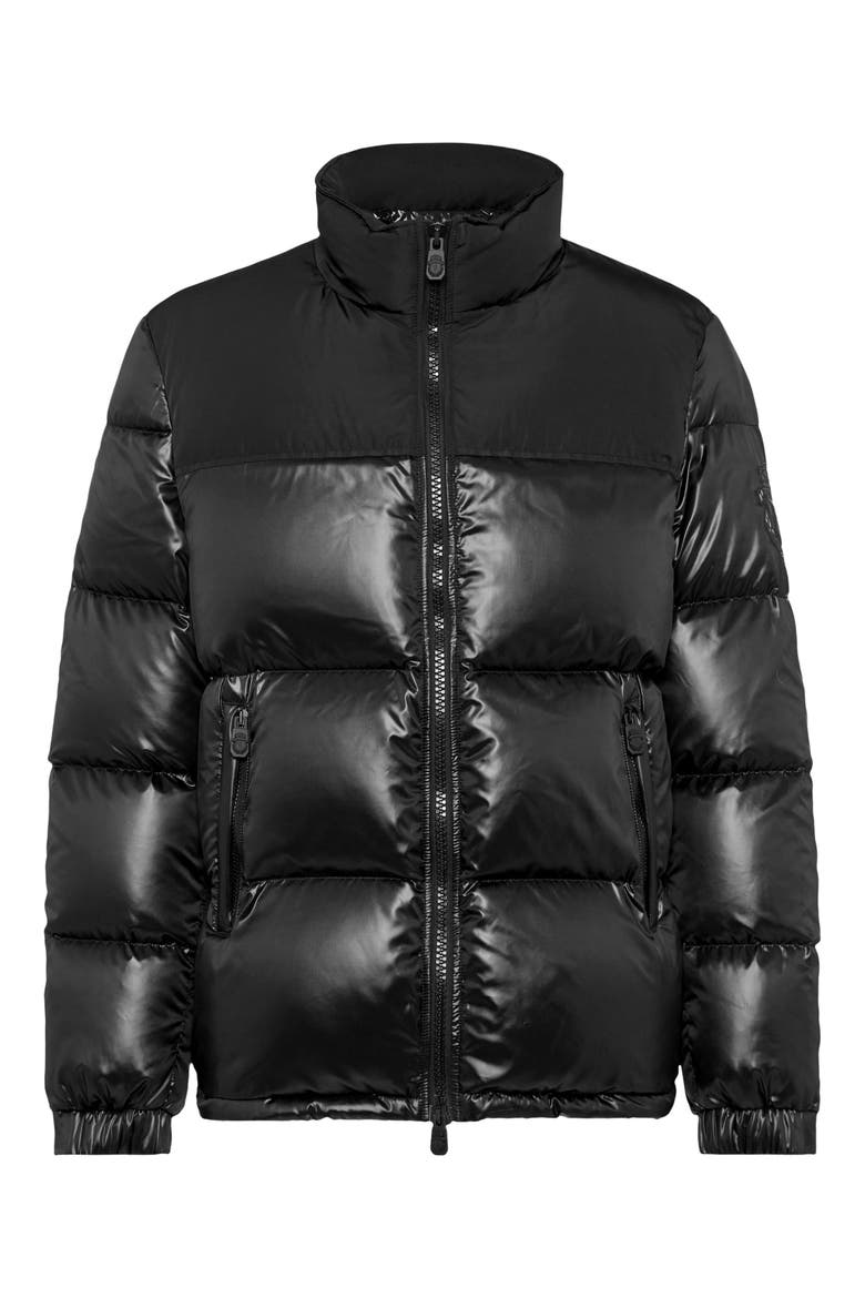 Down Jacket Crest Men, Main, color, black