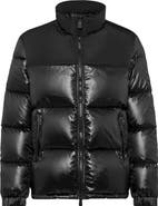 BILLIONAIRE Nylon Down Jacket Bicolor Crest