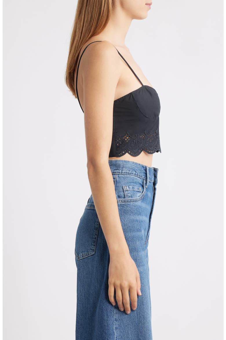 Luisa Crop Top, Alternate, color, BLACK
