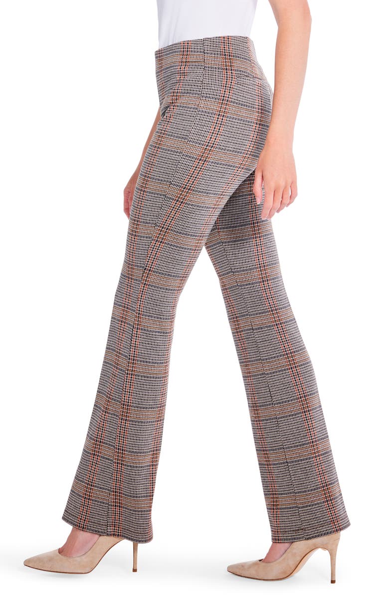 NIC+ZOE Sketched Plaid Bootcut Pants, Alternate, color, 