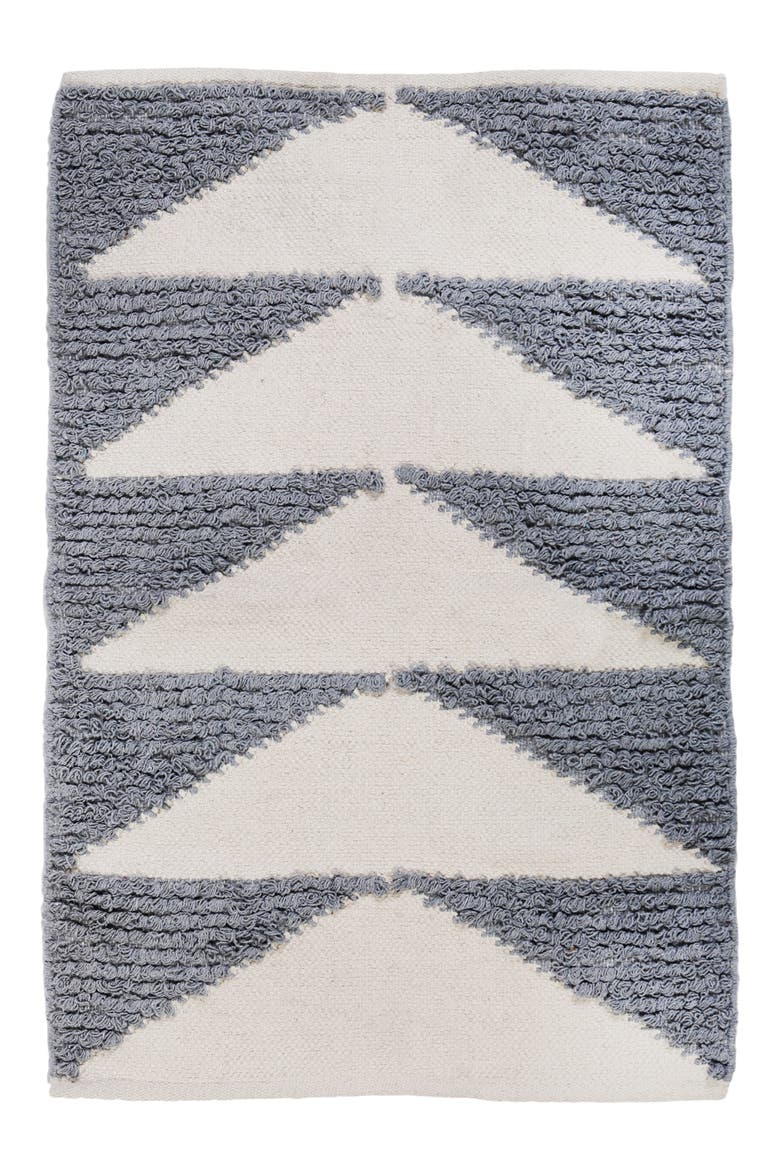 Noah Hand Woven Rug, Main, color, BLUE GREY
