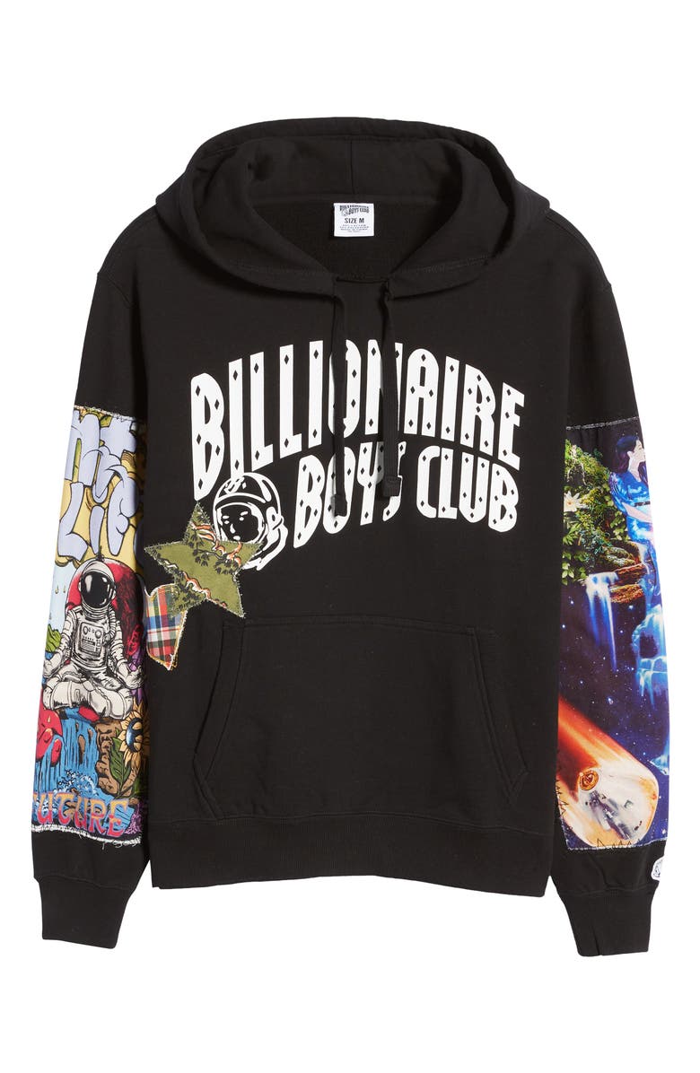 Billionaire Boys Club Trance Colorblock Graphic Hoodie, Alternate, color,