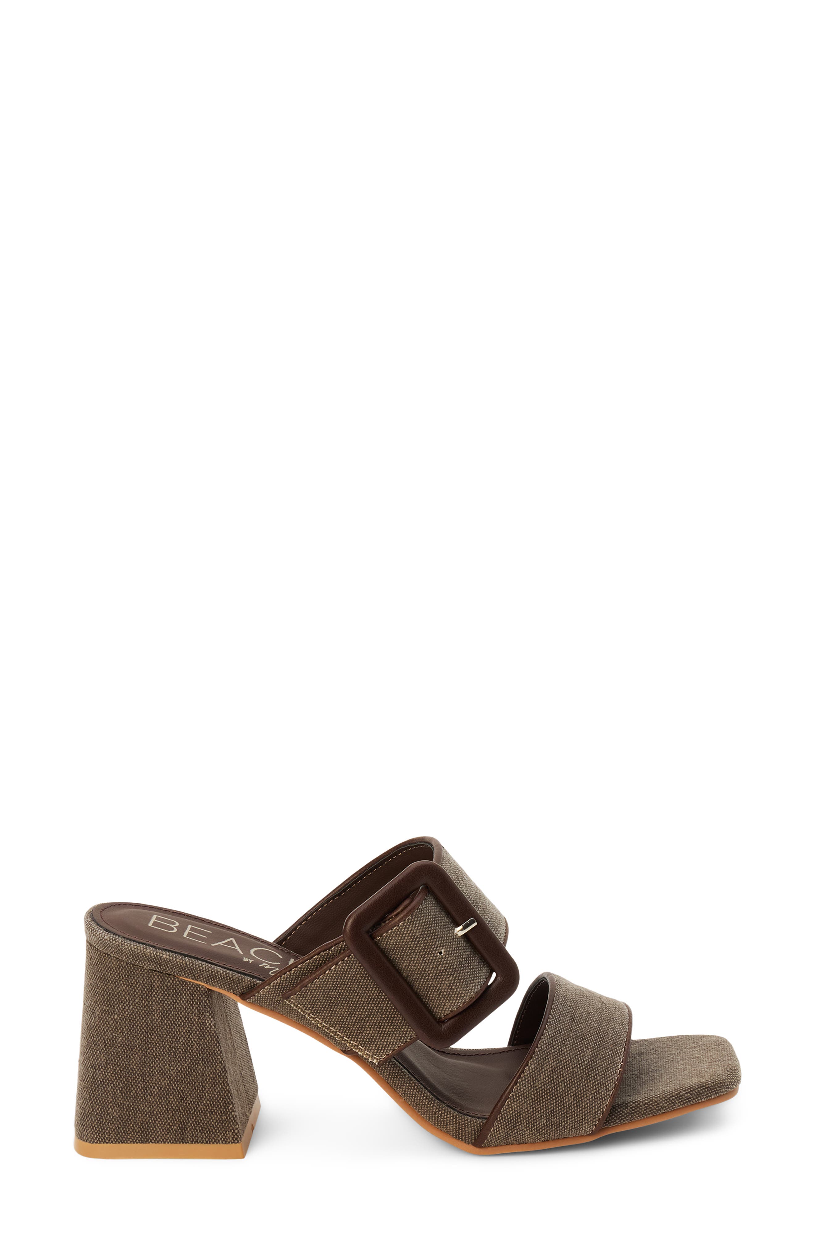 Lucy Block Heel Sandal, Alternate, color, CHOCOLATE LINEN