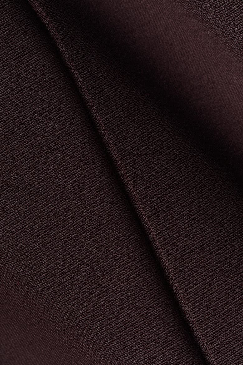 Crease-front Jersey Pants, Alternate, color, Dark brown