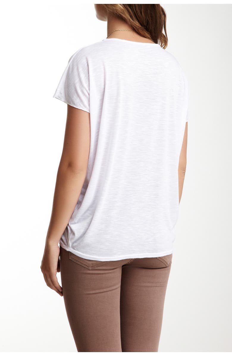 GO COUTURE Scoop Neck T-Shirt, Alternate, color, White