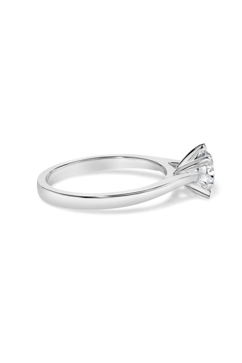 14K White Gold 1.0 Cttw Eagle Claw Set Lab Grown Diamond Engagement Ring, Alternate, color, White