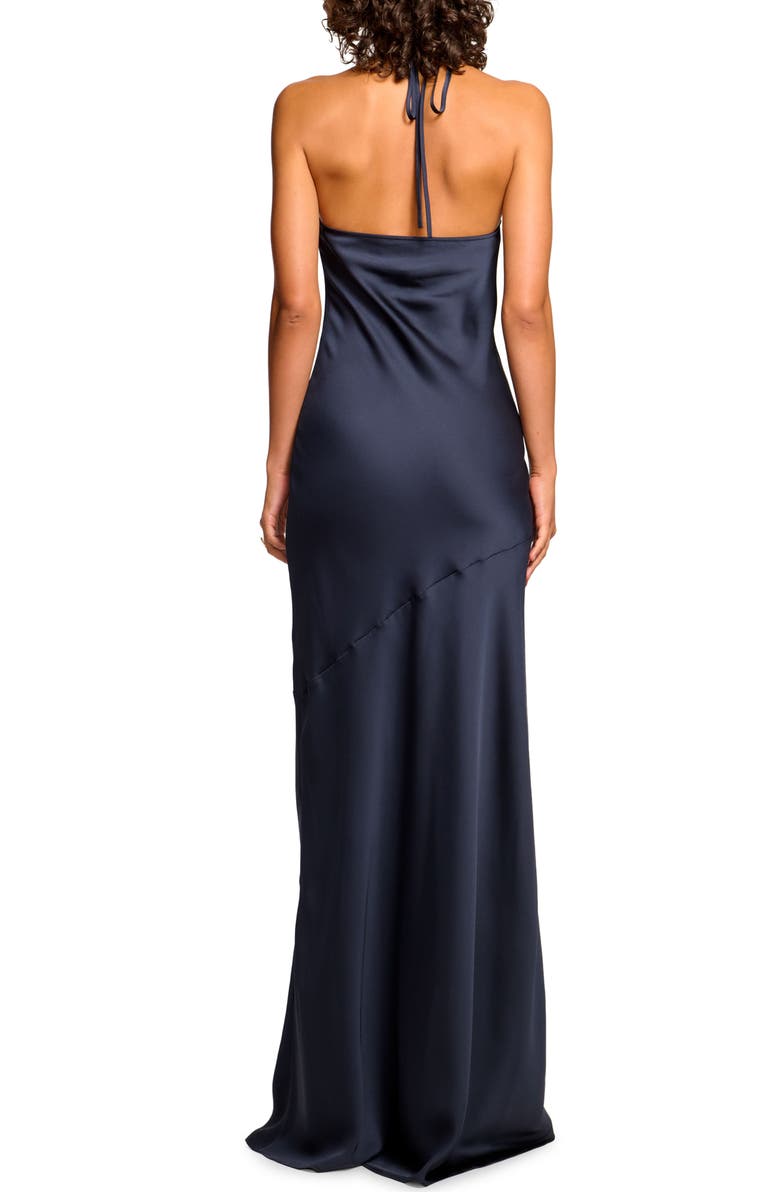 Ramy Brook Haleigh Cowl Neck Satin Gown, Alternate, color,