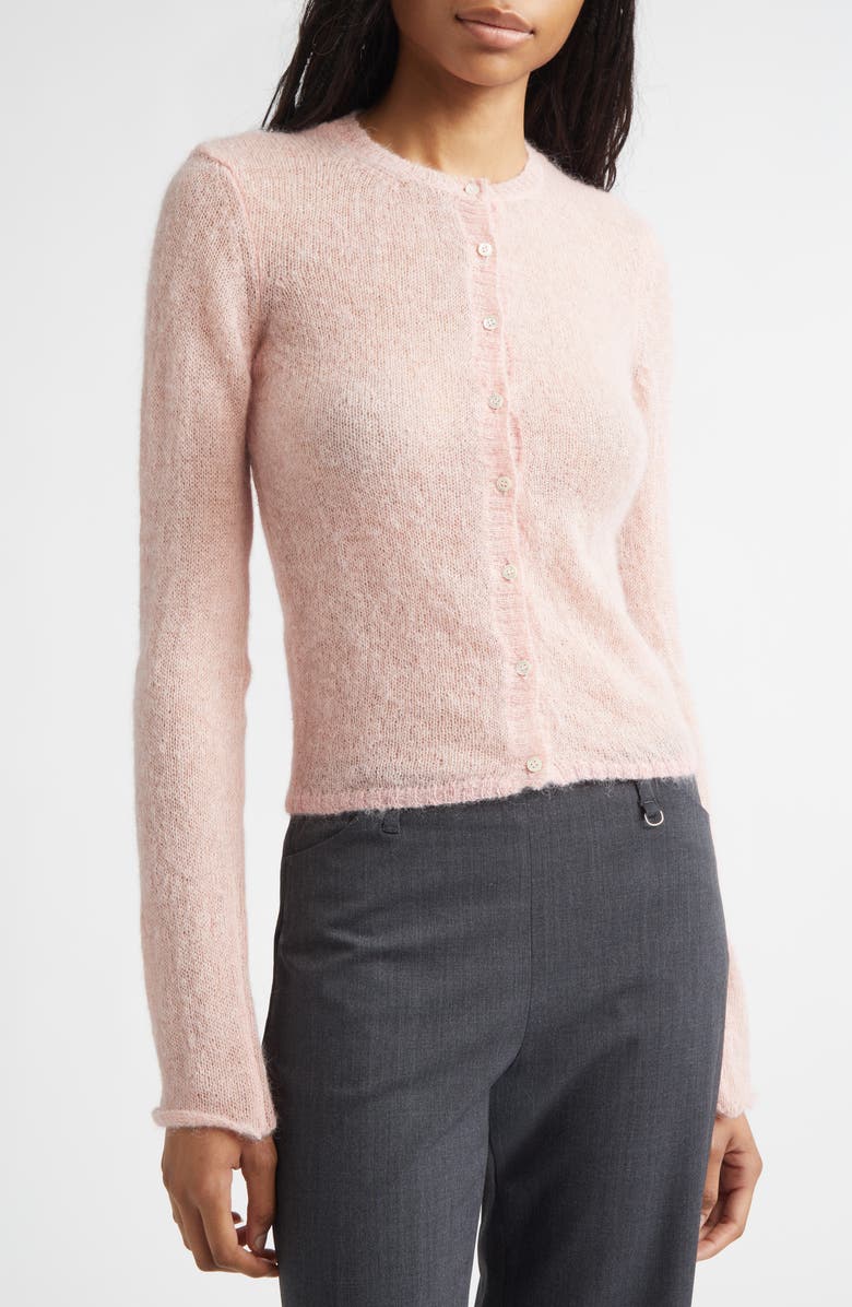 Paloma Wool Tantal Mohair
Alpaca Blend Cardigan, Alternate, color, Pink