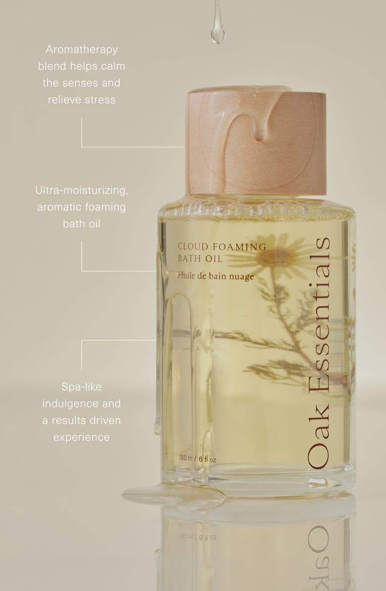 Oak Essentials Cloud Foaming Bath Oil, Alternate, color, 