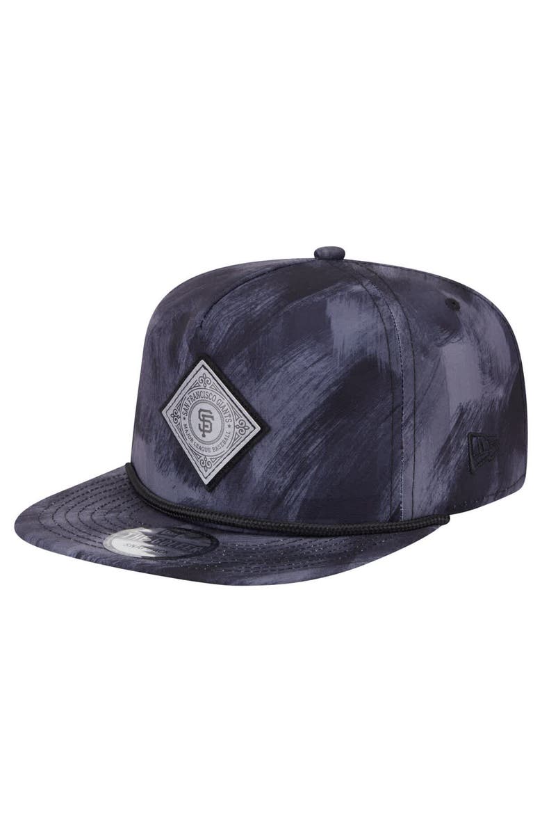 New Era Men's New Era Navy San Francisco Giants Printed Golfer Snapback Hat, Main, color, Navy