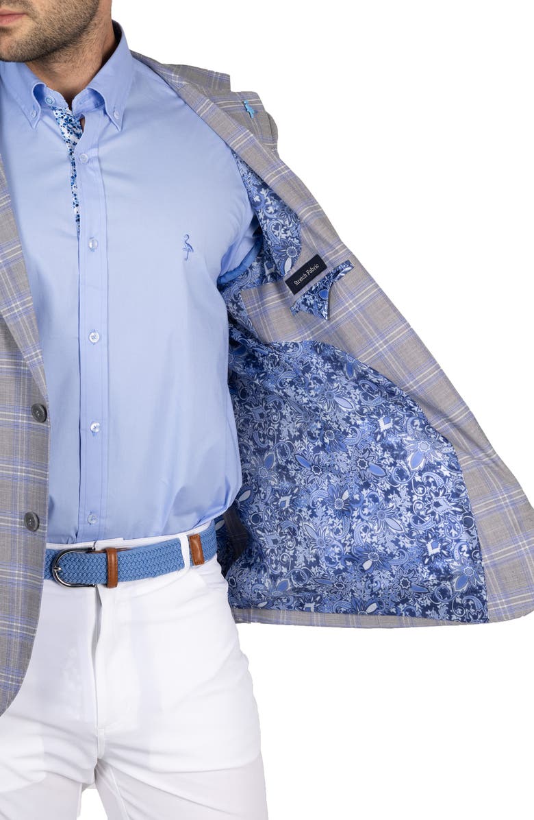 TailorByrd Heritage Plaid Windowpane Sport Coat, Alternate, color, 